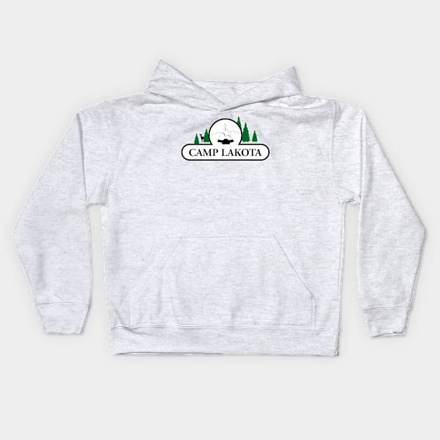 Camp Lakota Kids Hoodie by MikeSolava